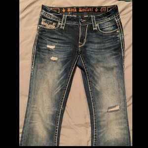 Rock revival east boot jean